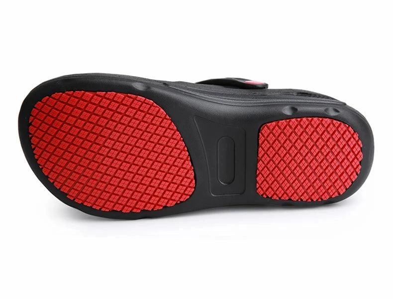 Nonslip Chef Shoes For Men Garden Shoes Kitchen Medical Shoes Surgical Nurse Clogs Waterproof Rubber Sandals Plus Size 47 48 Basketball Shoes