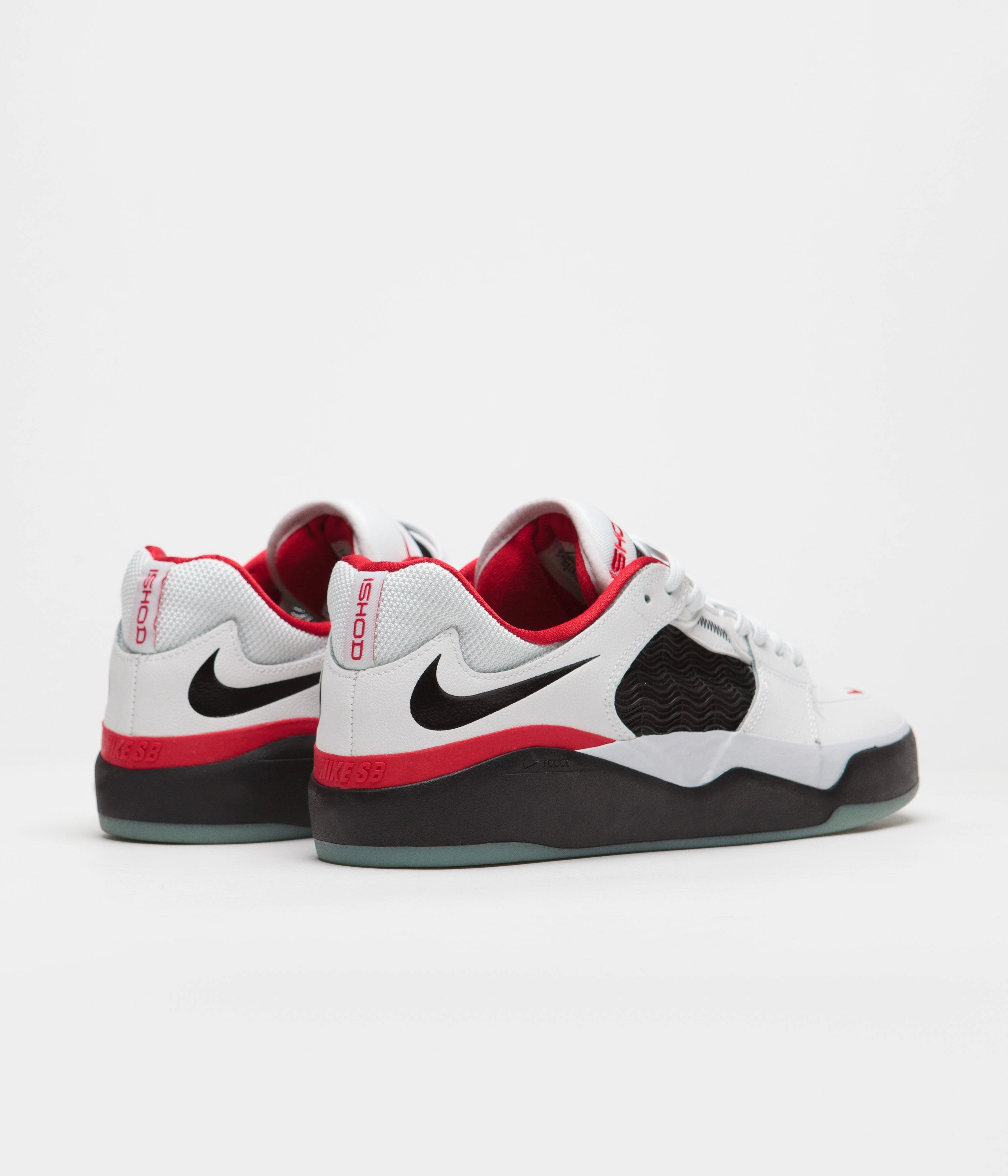 Table Tennis Shoes Asics Nike SB Ishod Premium Shoes - White / Black - University Red - Black