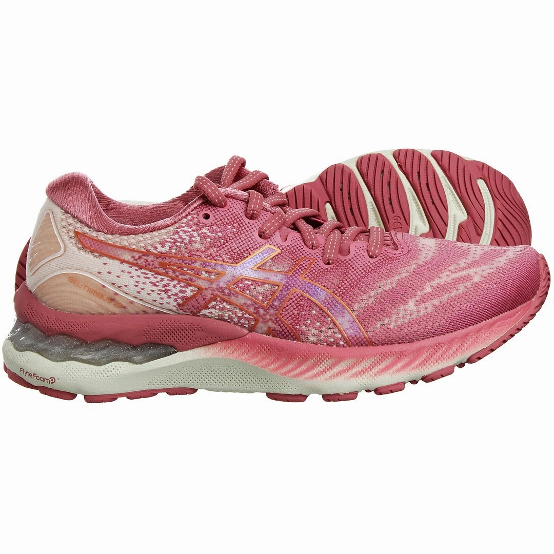 Asics Gel-Nimbus Womens Pink Running Trainers Asics Wrestling Shoes Tiger