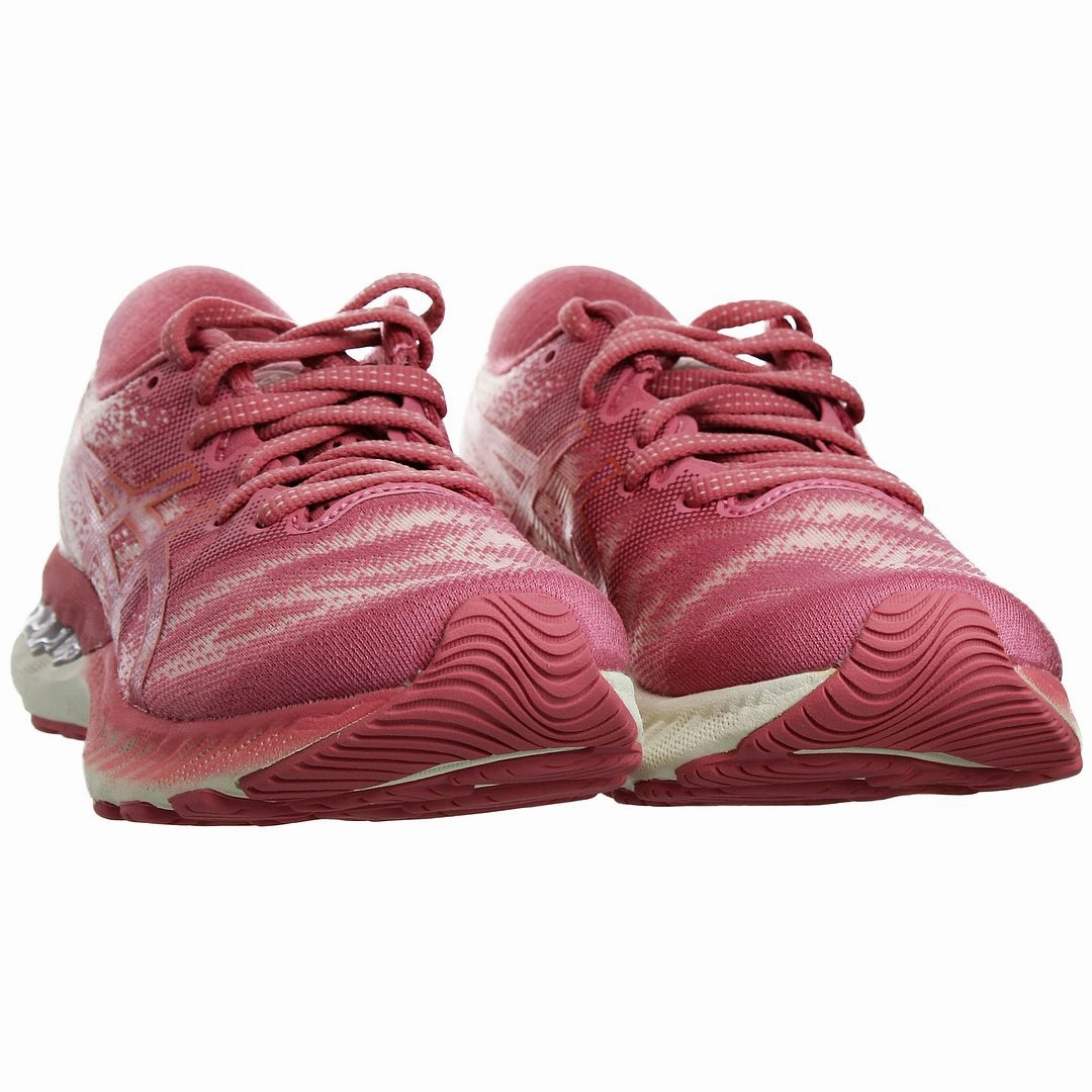 Width Chart Asics Asics Gel-Nimbus Womens Pink Running Trainers