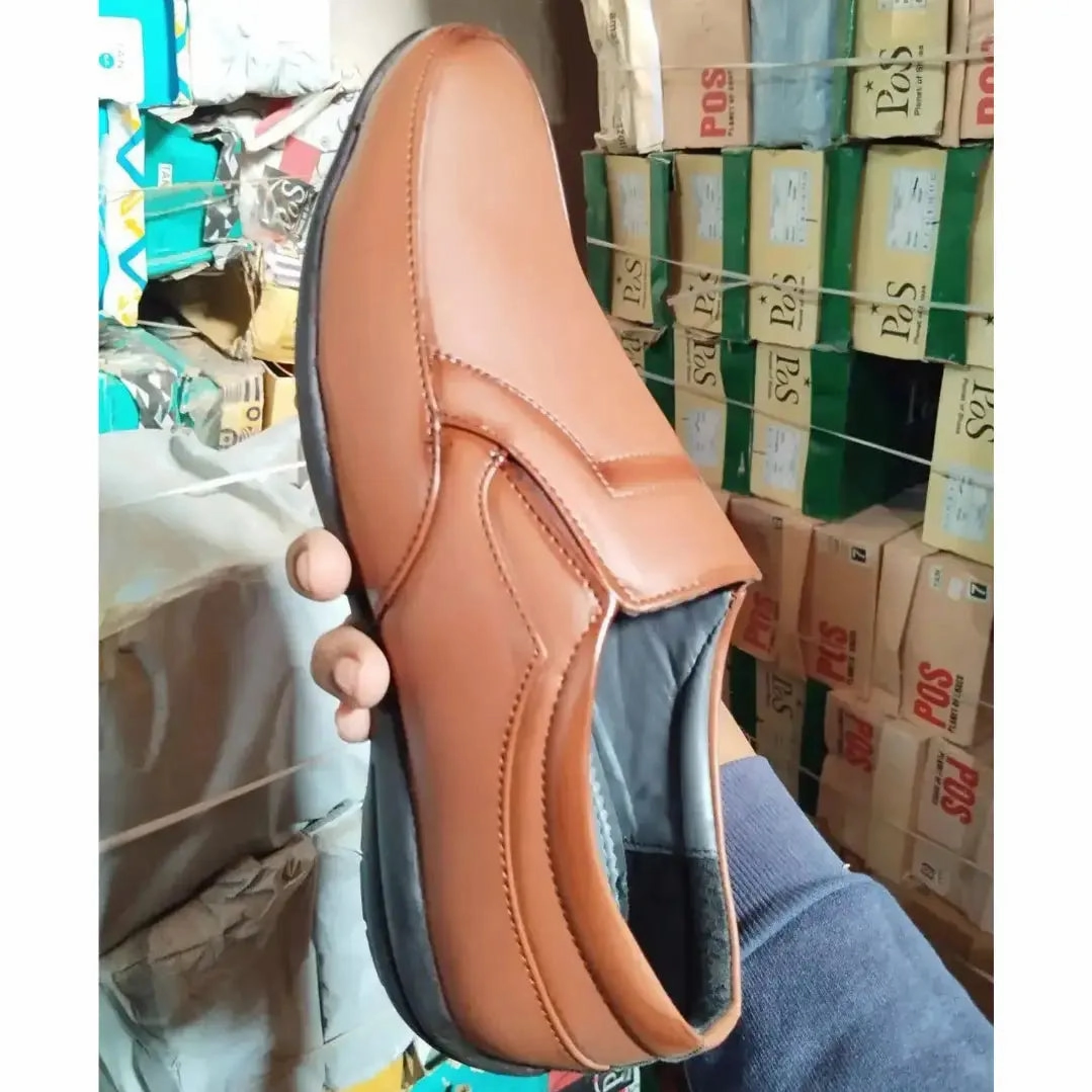 Snake Skin Loafers Loafers for Men Tan Color Formal Synthetic Leather Loafer