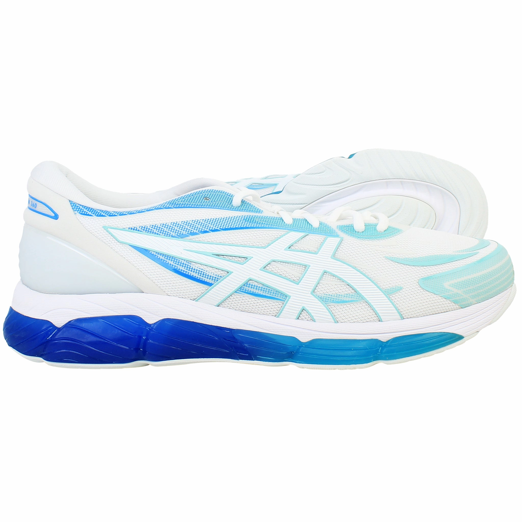 Asics Gel-Quantum 360 VII Mens White Running Shoes Ex-eo Asics Wrestling Shoes