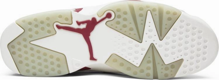 Asics Walking Shoe Nike Air Jordan 6 Retro 'Maroon' 2015 White Bordeaux Men Shoes Sale