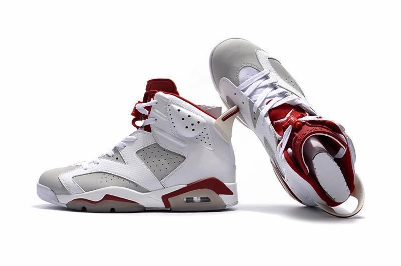 Nike Air Jordan 6 Retro 'Maroon' 2015 White Bordeaux Men Shoes Sale Size Guide Asics Shoes