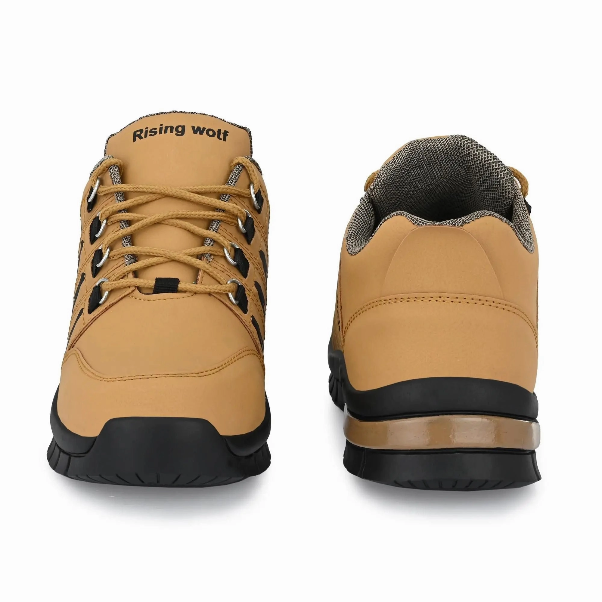 Jumpman Mvp Casual Shoes Synthetic Leather Lightweight Leather Shoes for Men Beige Color