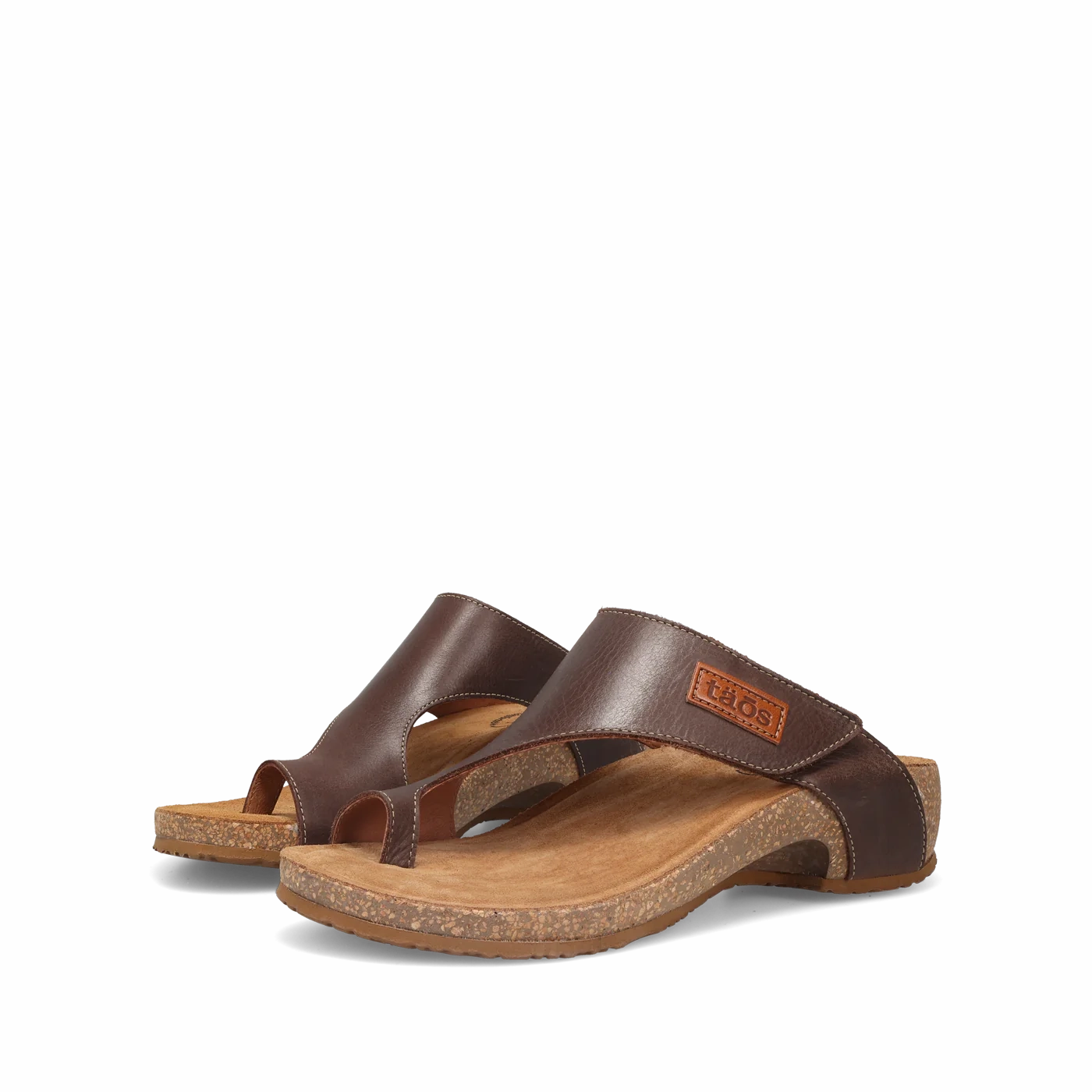 Flip Flops Thick Sole Taos Women's Loop Flip Flop Sandal - Mocha