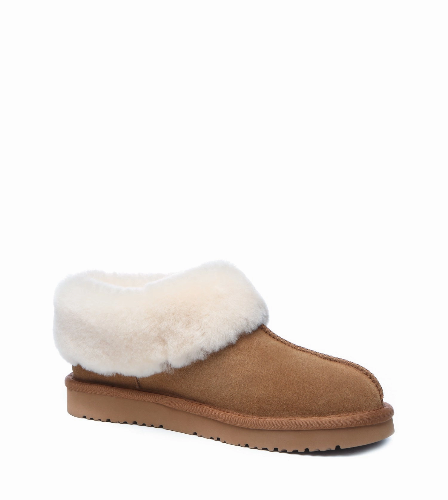 TARRAMARRA Premium Australian Sheepskin Ankle  UGG Slipper Unisex Homey Thick Memory Foam Slippers