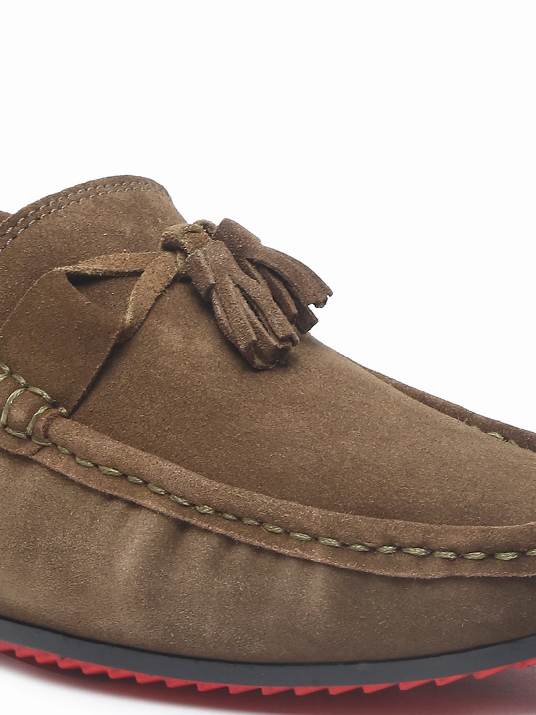 Teakwood Leather Men Solid Round-Toe Brown Loafer Bandolino Casual Shoes