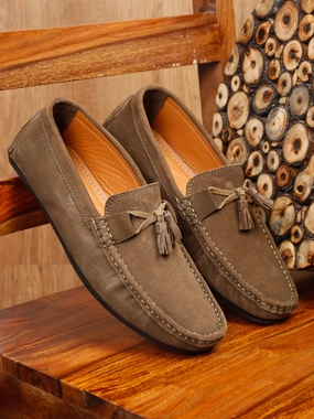 Originals Gazelle Indoor Casual Shoes Teakwood Leather Men Solid Round-Toe Brown Loafer