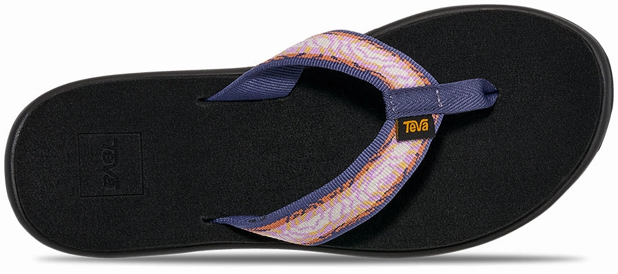 Teva Women's Voya Flip Sandal - Archive Topo Lupine Flip Flops Yoga Mat