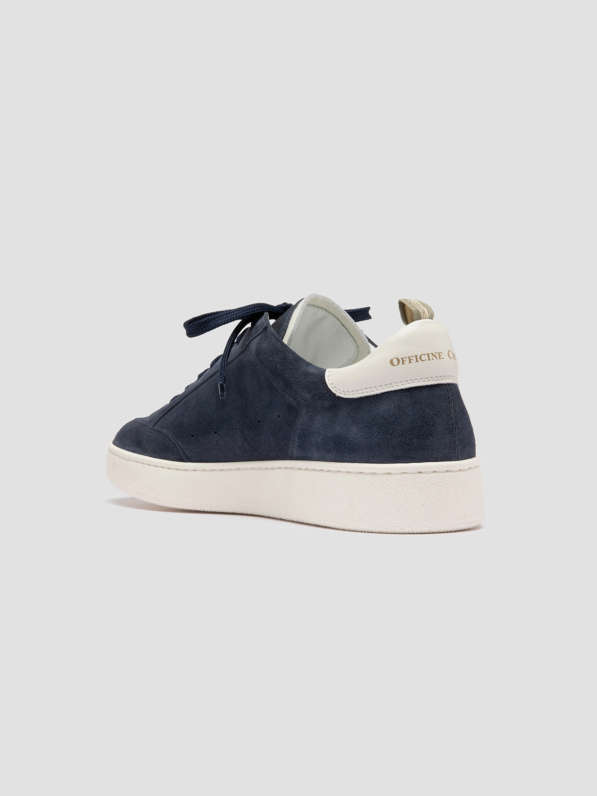 Adieu Sneakers THE DIME 001 - Blue Suede Low Top Sneakers
