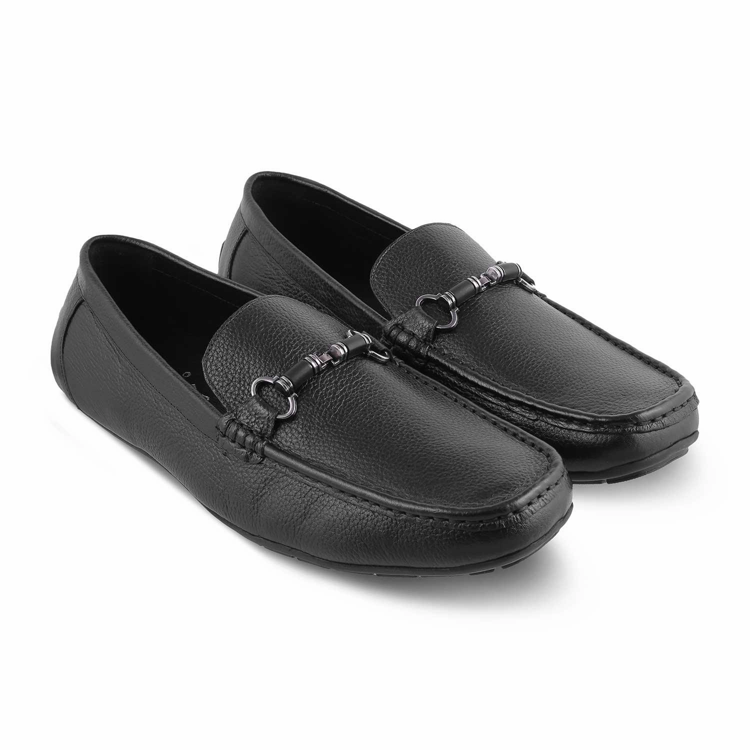 Betsey Johnson Aron Loafers The Robuk Black Men's Leather Driving Loafers Tresmode