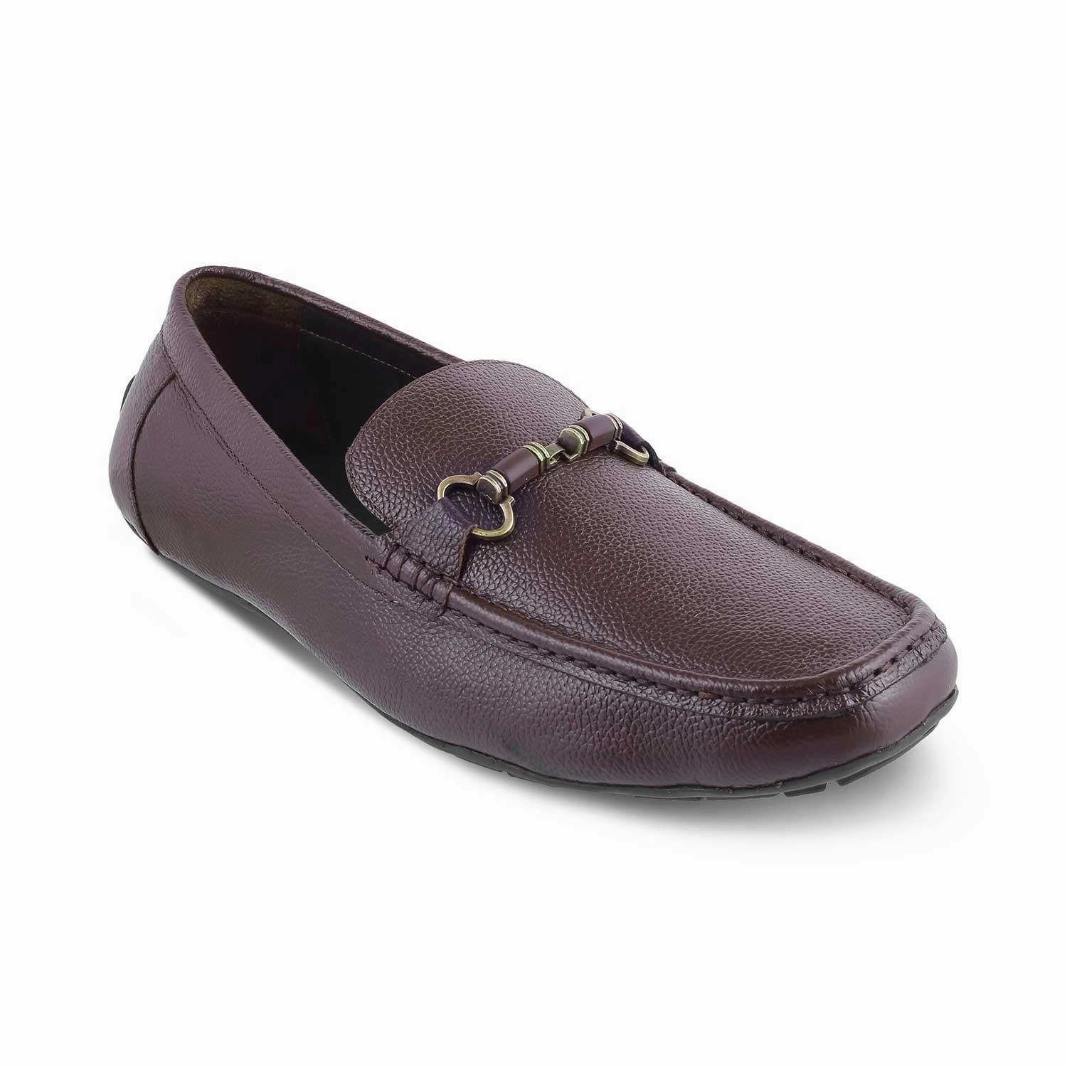 Penny Loafers Designer The Robuk Brown Men's Leather Driving Loafers Tresmode