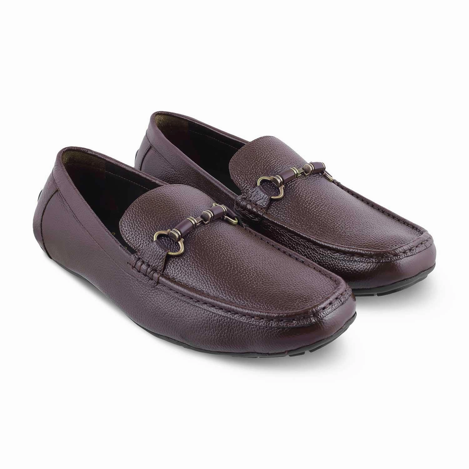 Dexter Loafers The Robuk Brown Men's Leather Driving Loafers Tresmode