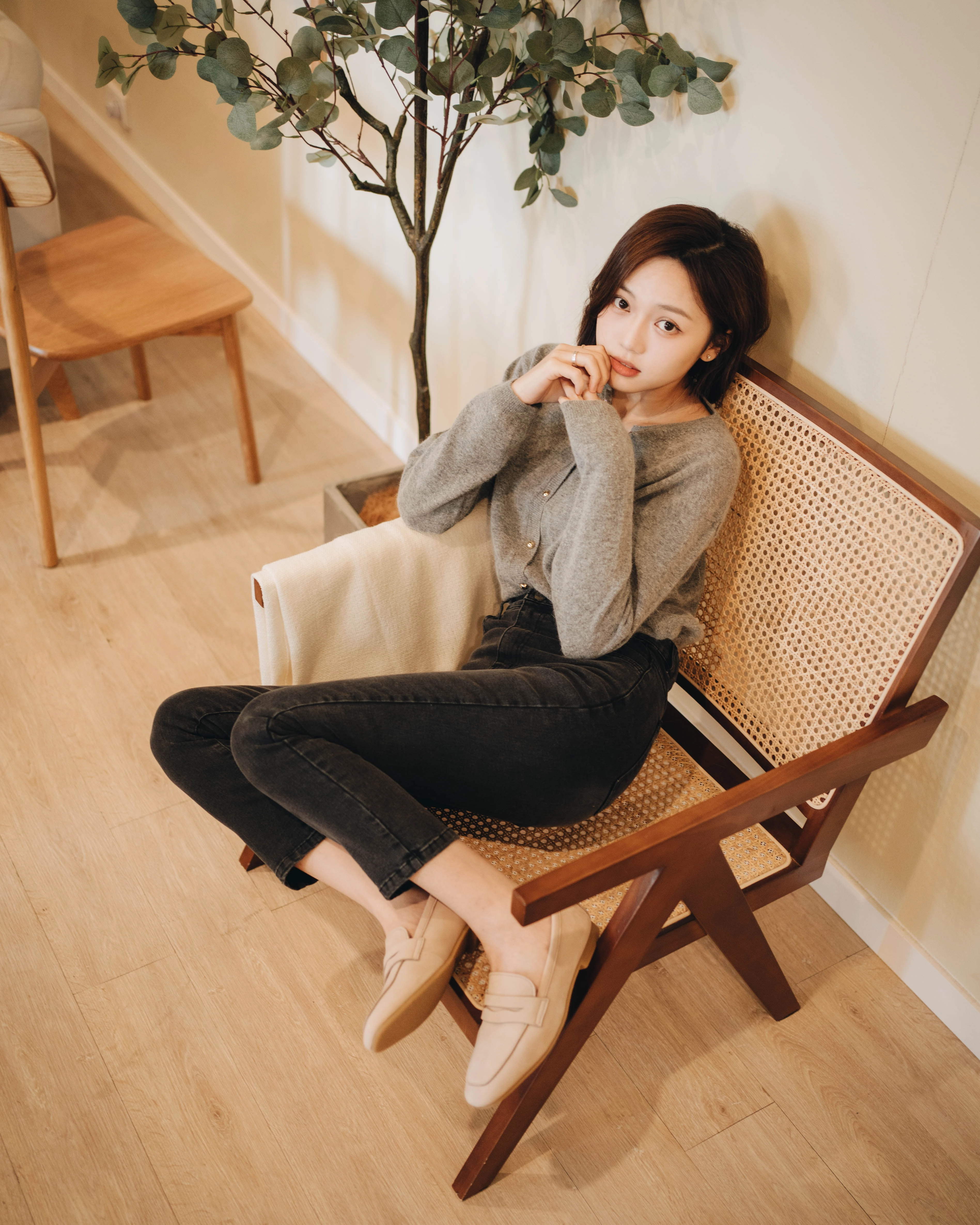 Thea Penny Loafers - Sand Beige Bass Weejuns Larson Penny Loafers