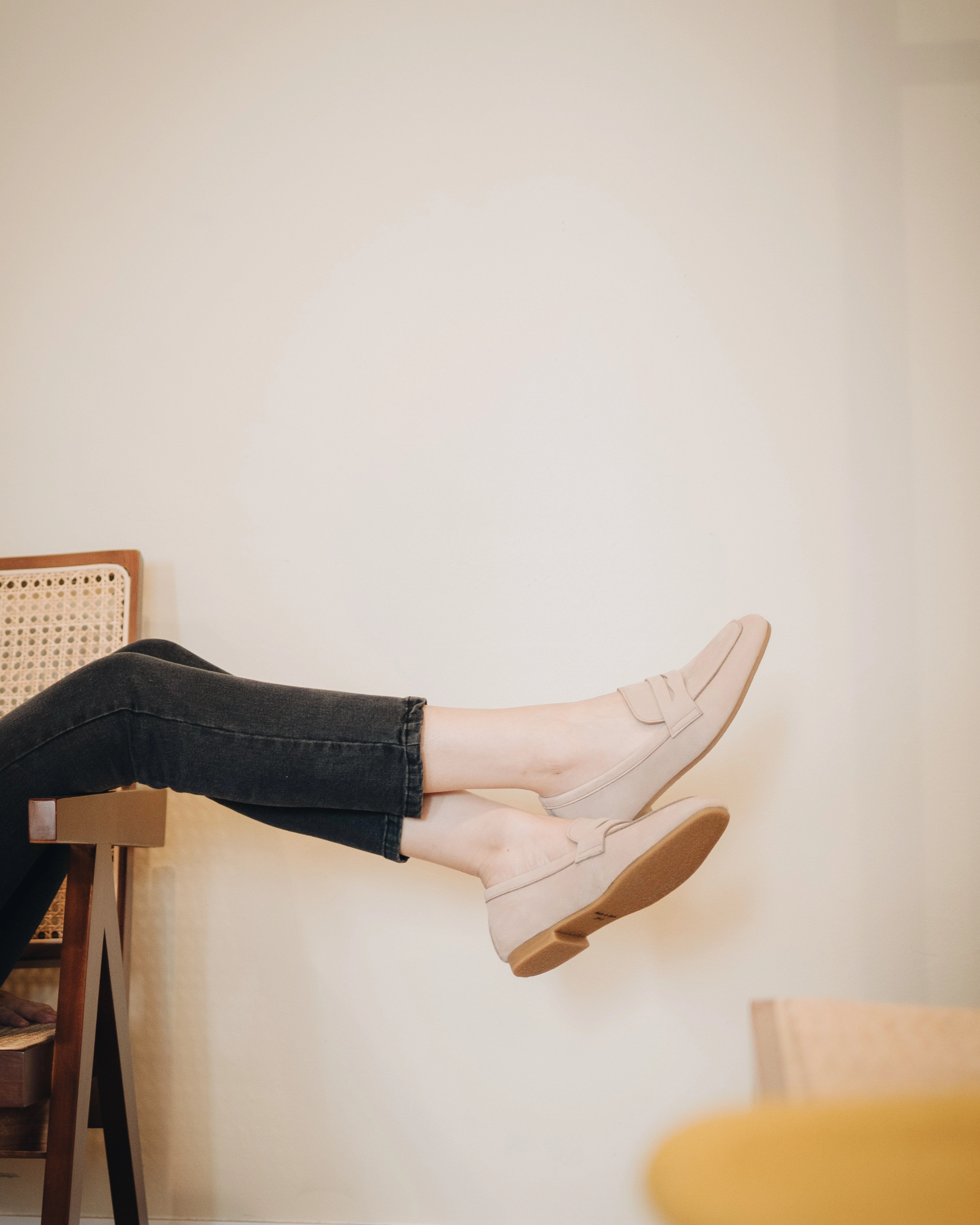 Thea Penny Loafers - Sand Beige 4.zerogrand Penny Loafers