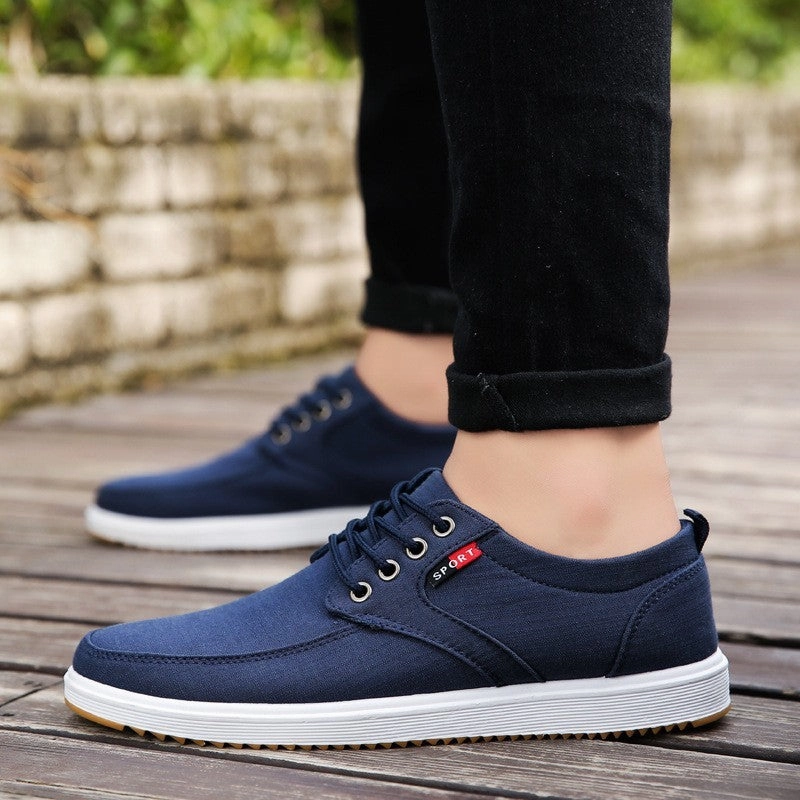 Men Casual Shoes Summer Canvas Shoes Men Breathable Casual Canvas Men Shoes Walking Men Shoes Chaussure Homme Factory sales Casual Shoes Wear Dresses