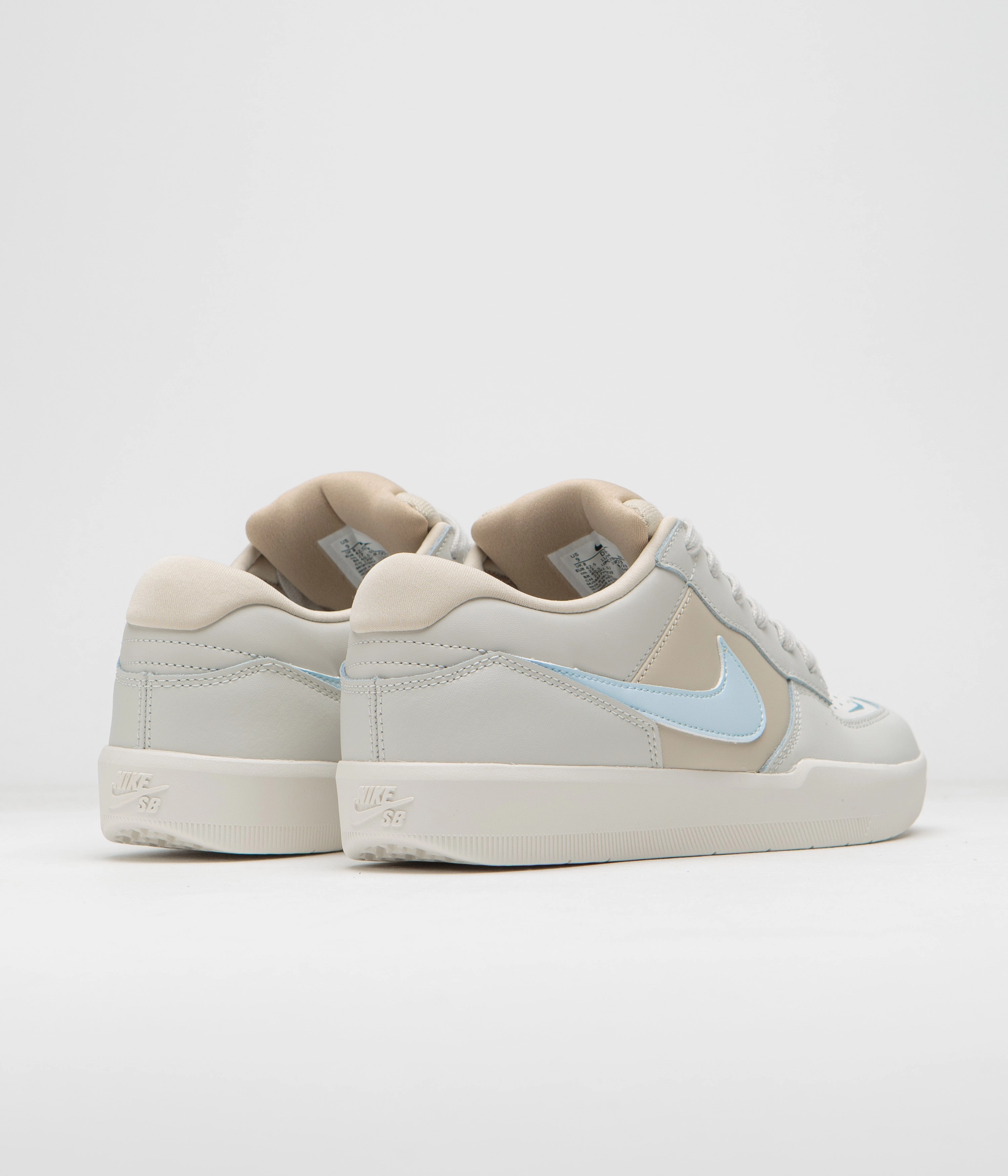 Nike SB Force 58 Premium Shoes - Light Bone / Glacier Blue - Sanddrift - Hemp Asics Table Tennis Shoes