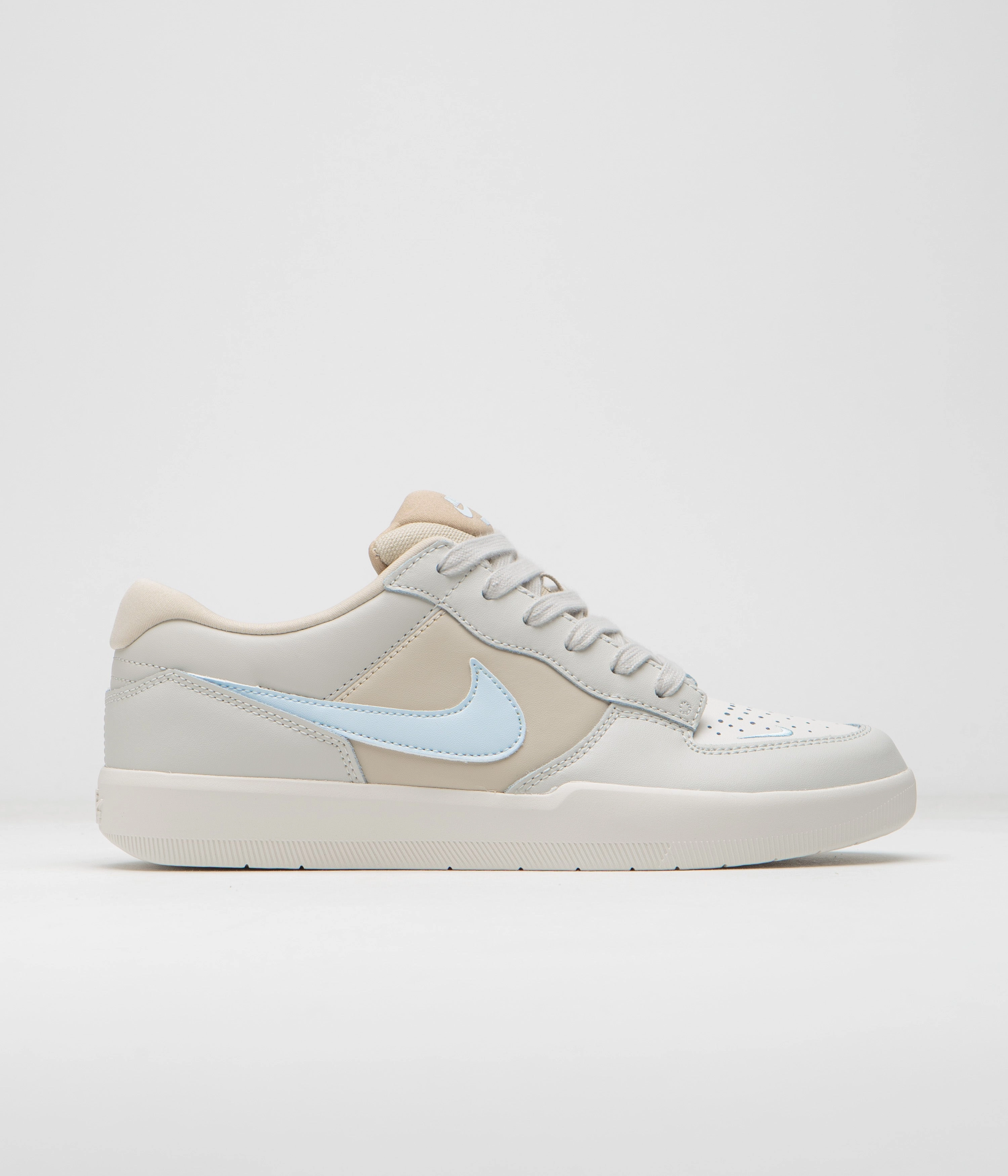 Asics Women Shoes Nike SB Force 58 Premium Shoes - Light Bone / Glacier Blue - Sanddrift - Hemp