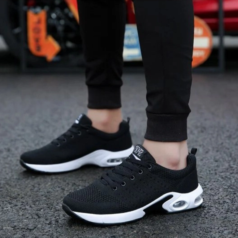 Gold Flat Shoes Outfit SPORT AIR BREATHABLE AIR MESH ORTHOPEDIC SNEAKERS