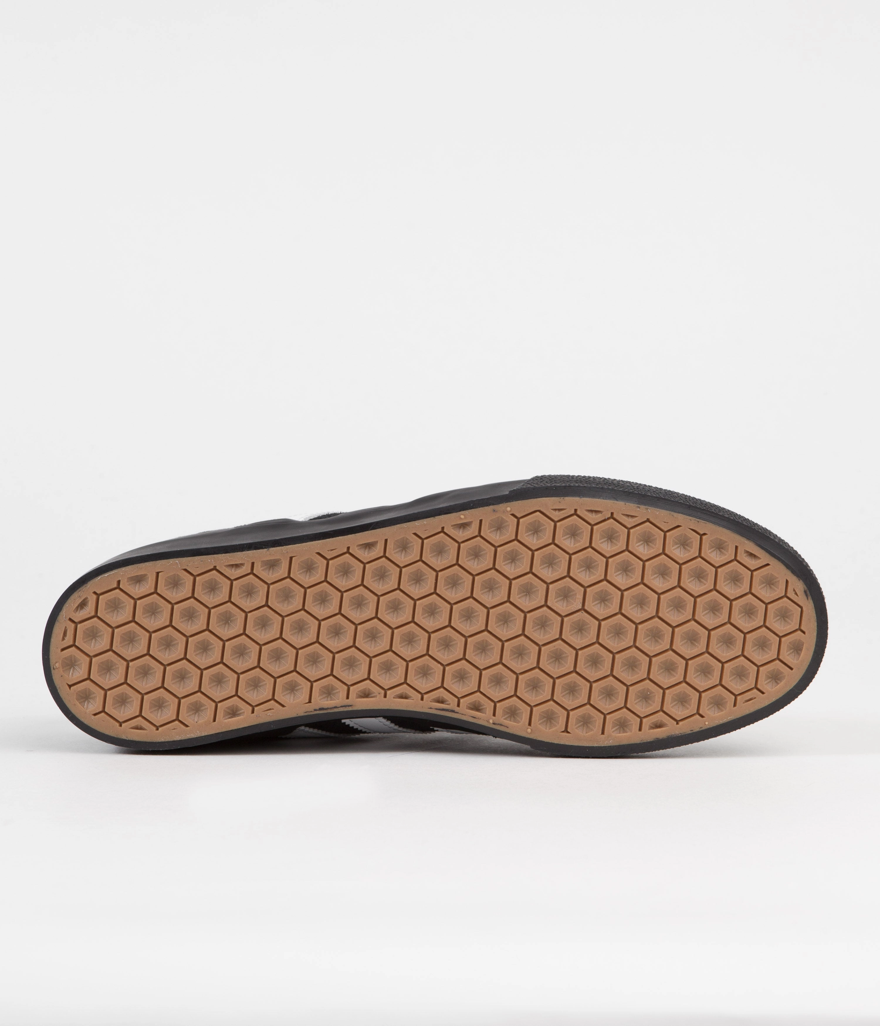 Adidas Busenitz Vulc II Shoes - Core Black / FTWR White / Gold Metallic Fear Of God Shoes Adidas