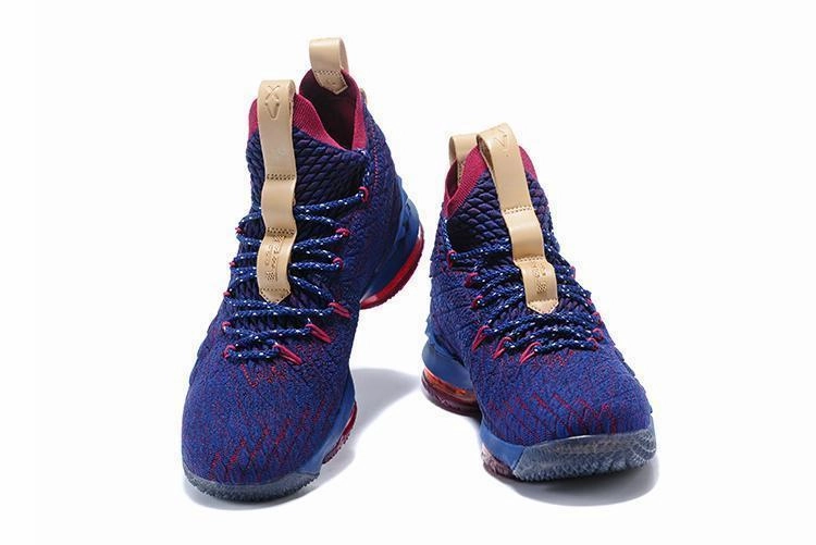 Nike Lebron XV 15 Bue Red Men Shoes Sale Size US7,8,8.5,9,10,11,12 Asics Volleyball Shoes Sky Elite
