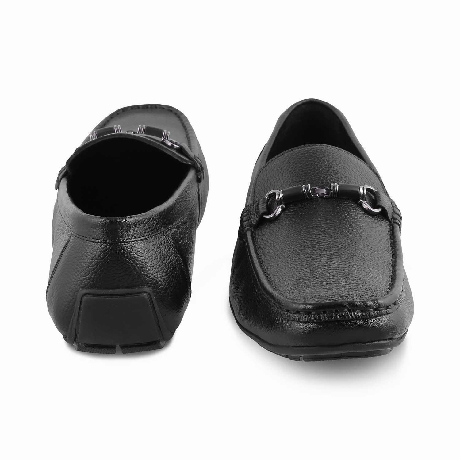 Loafers To Wear With Shorts The Robuk Black Men's Leather Driving Loafers Tresmode