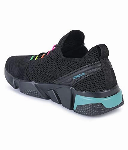 Campus Women's Sunshine Black Running Shoes-6 UK (39 EU) (5G-690) Max Cushioning Running Shoes