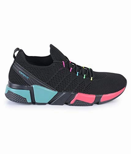 Running Shoes As Walking Shoes Campus Women's Sunshine Black Running Shoes-6 UK (39 EU) (5G-690)
