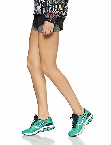 Best Running Shoes For Road Mizuno Women R614B65 Wave Inspire 12 (W) Green/White/Black Running Shoes-6 UK/India (39 EU) (J1GD164402)