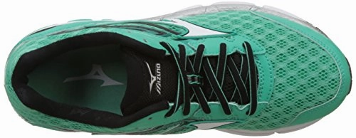 Running Shoe Carbon Plate Mizuno Women R614B65 Wave Inspire 12 (W) Green/White/Black Running Shoes-6 UK/India (39 EU) (J1GD164402)