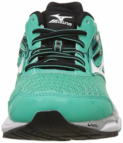 Mizuno Women R614B65 Wave Inspire 12 (W) Green/White/Black Running Shoes-6 UK/India (39 EU) (J1GD164402) Best Street Running Shoes