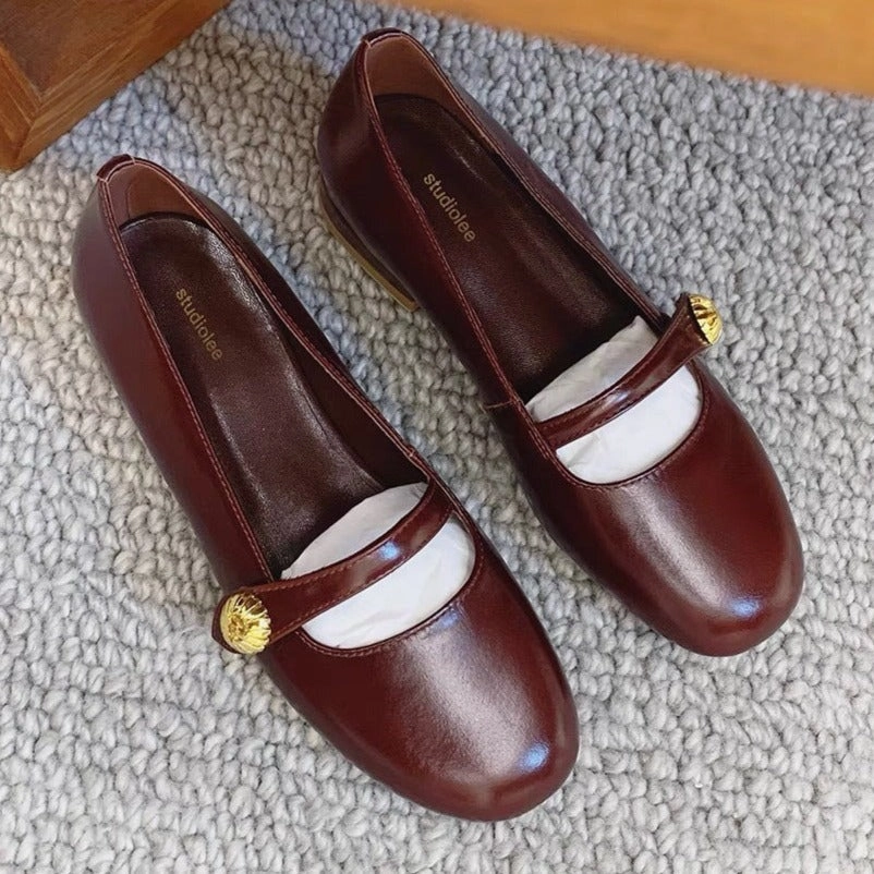 Loafers Monolith Women's low heel marry jane loafers shoes french chic dressy loafers