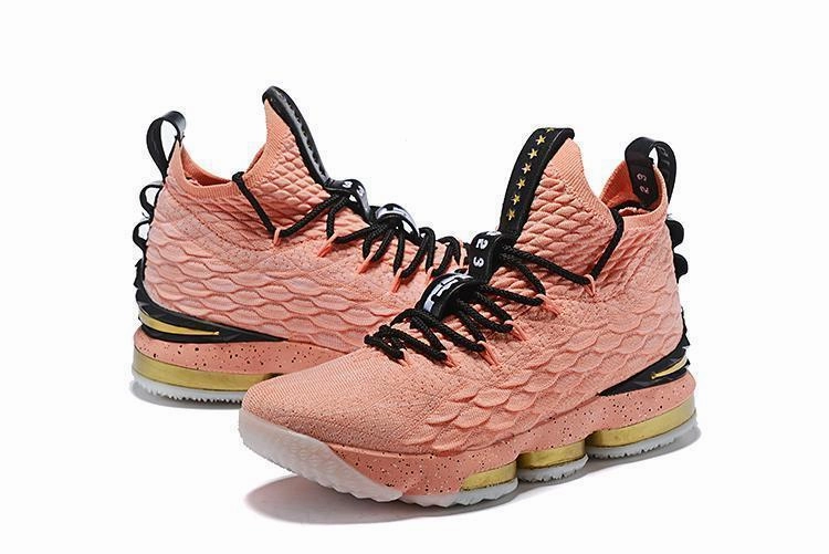 Nike Lebron XV 15 Pink Gold Men Shoes Sale Size US7,8,8.5,9,10,11,12 Best Asics Walking Shoes Review