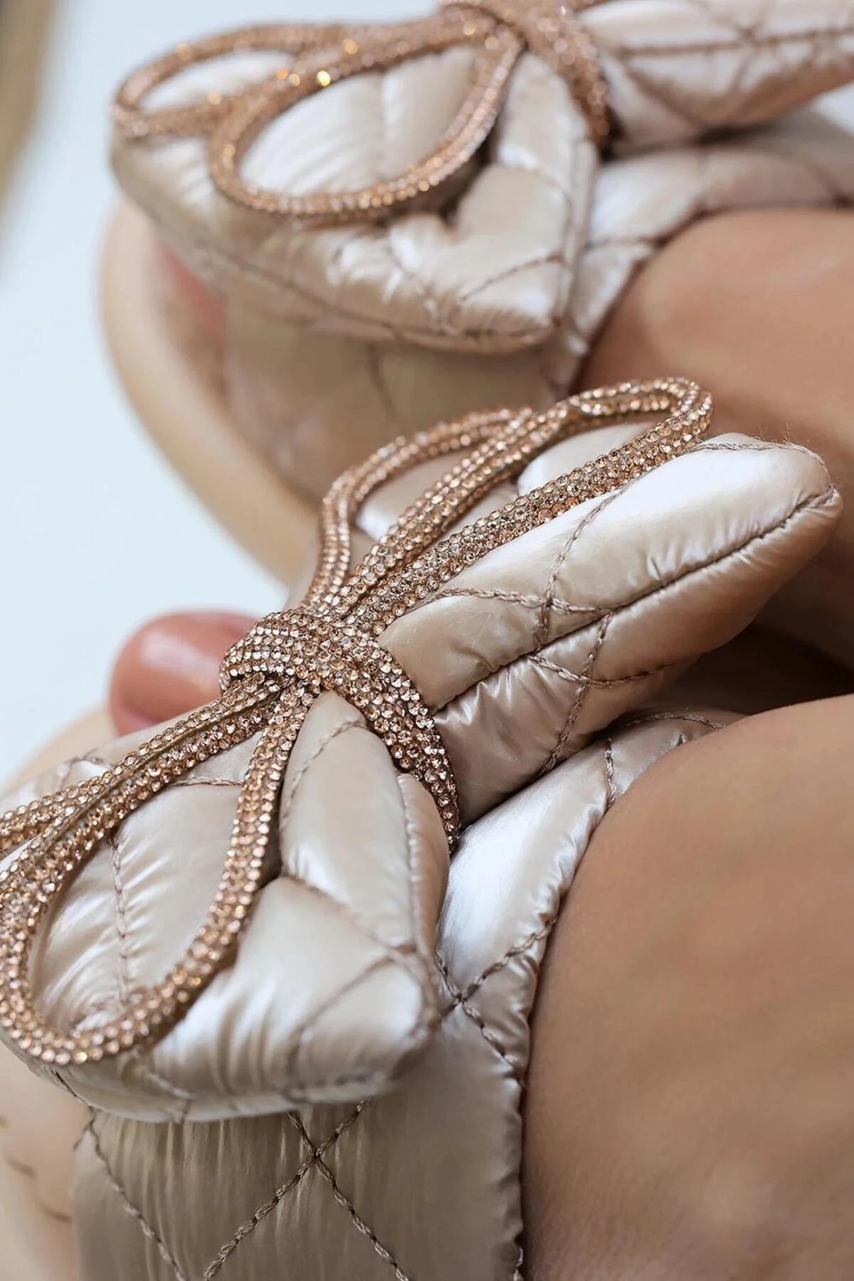 Beyond Women's Bow Stone Leather Slippers Amazon Ballet Slippers