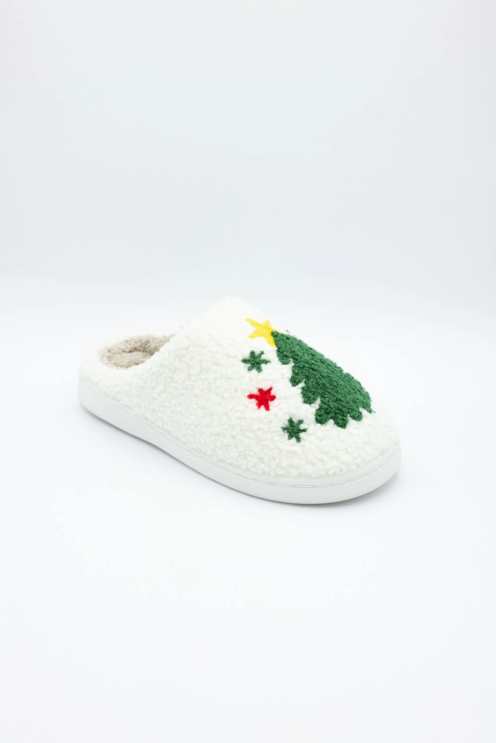Oogie Boogie Slippers MIA Christmas Tree Slippers for Women in Cream | GS1412401-XMASTREE