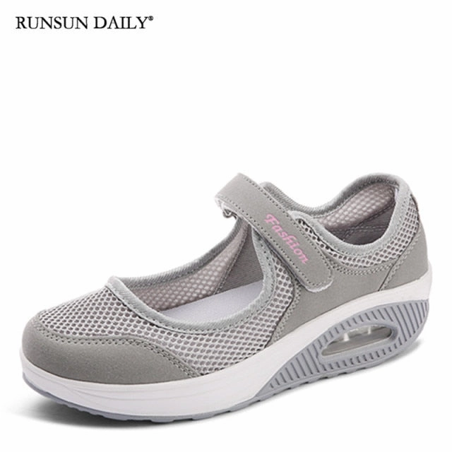 Everyday Smart Casual Shoes Women's Walking Shoes Lightweight Mesh Breathable Flat Shoes