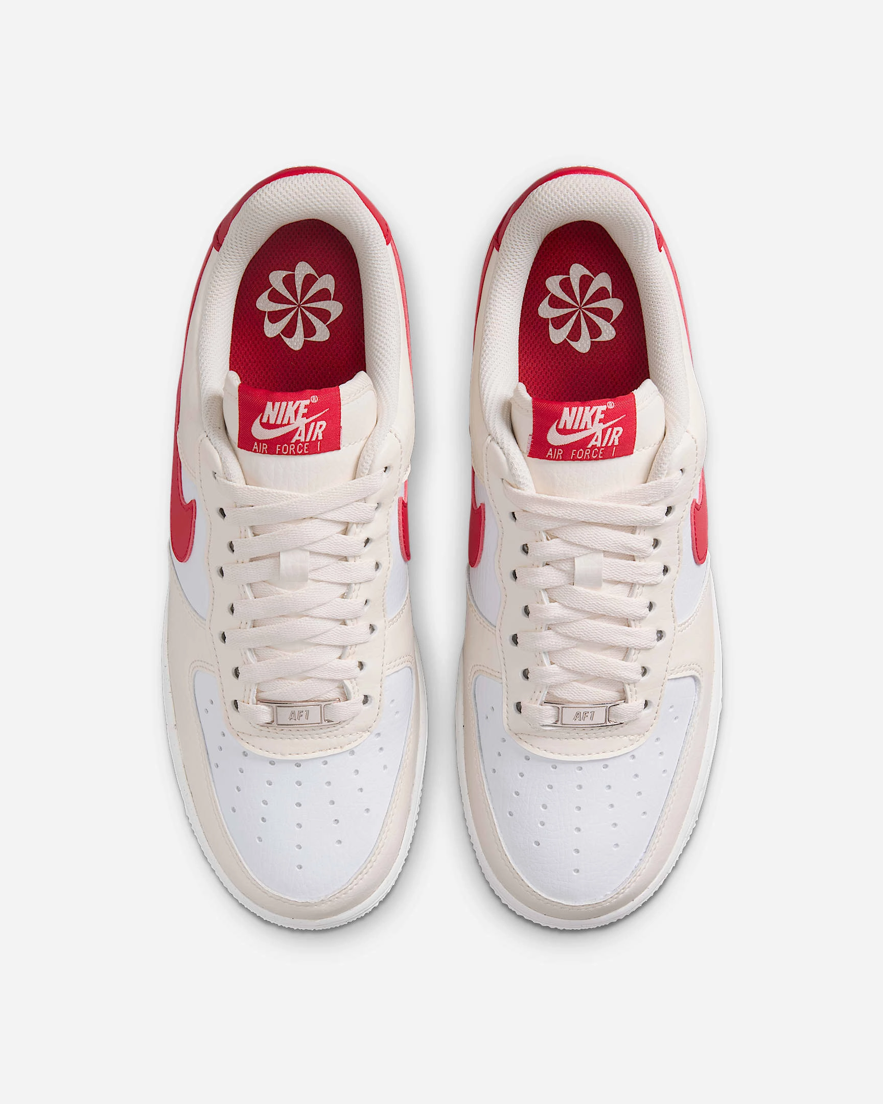 Nike Women's Air Force 1 '07 Next Nature Shoes - Pale Ivory / Sail / University Red Asics Shoes With Best Arch Support