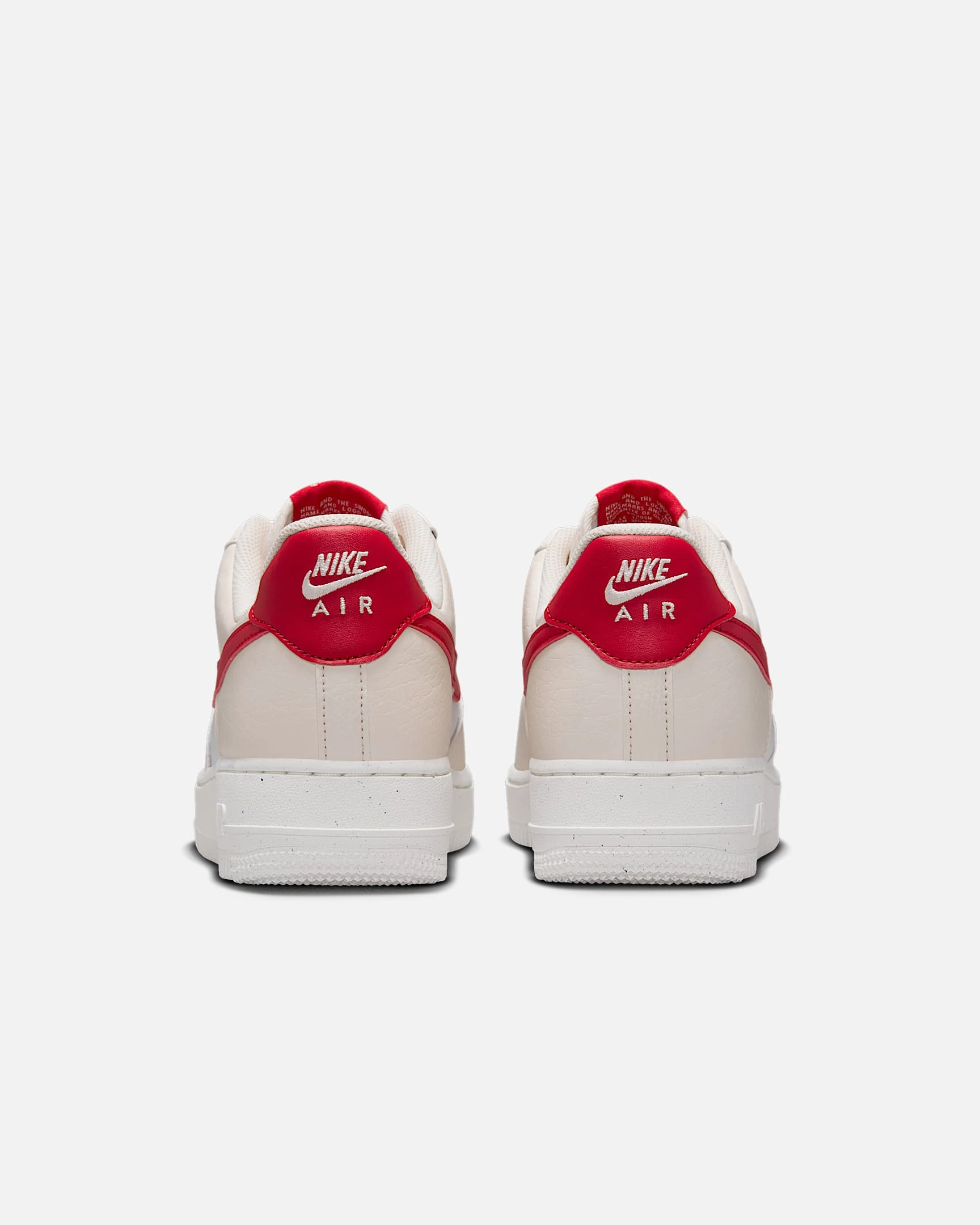 Nike Women's Air Force 1 '07 Next Nature Shoes - Pale Ivory / Sail / University Red Asics Shoes Superblast