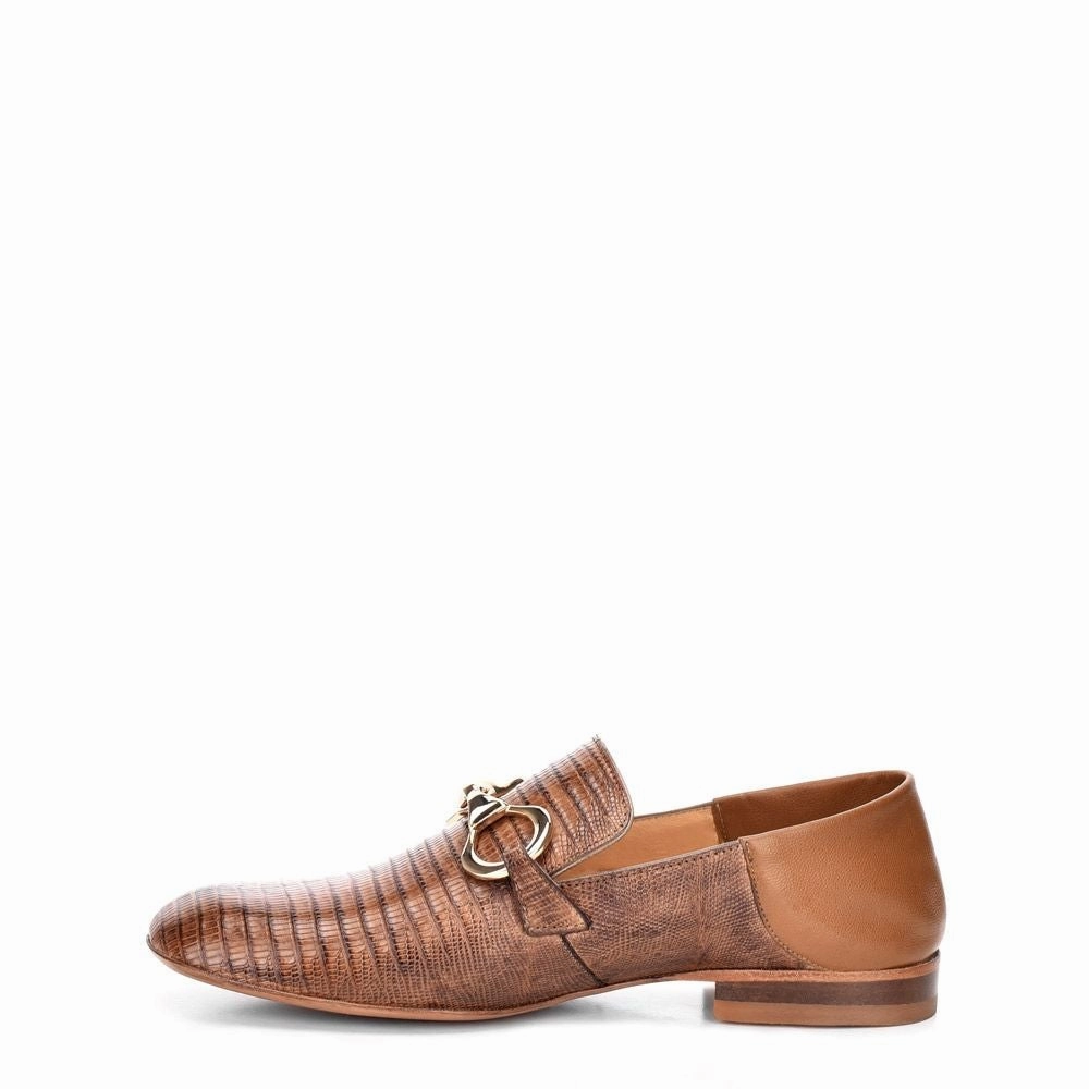 Cocktail Dresses With Flat Shoes S33LTLT - Cuadra taupe  dress casual lizard plain bit loafer for women