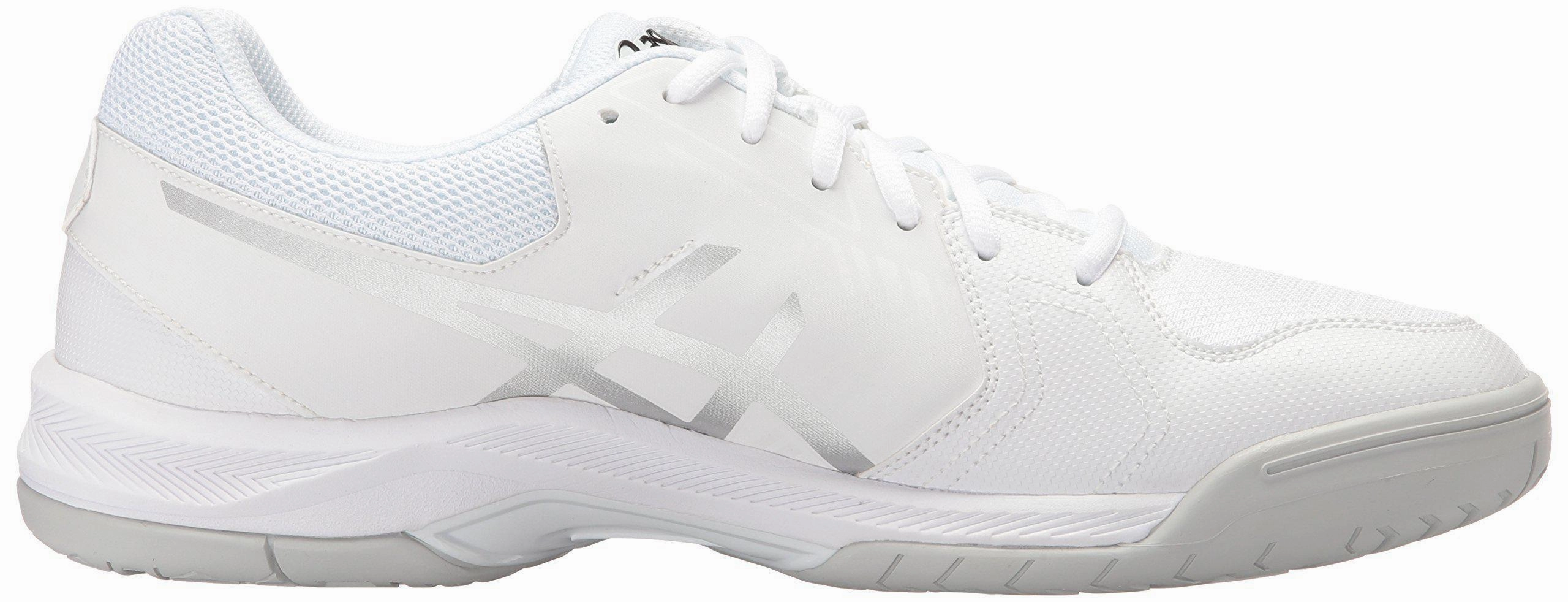 Retro Running Shoes Asics ASICS Men's Gel-Dedicate 5 Tennis Shoe White/Silver 11 M US