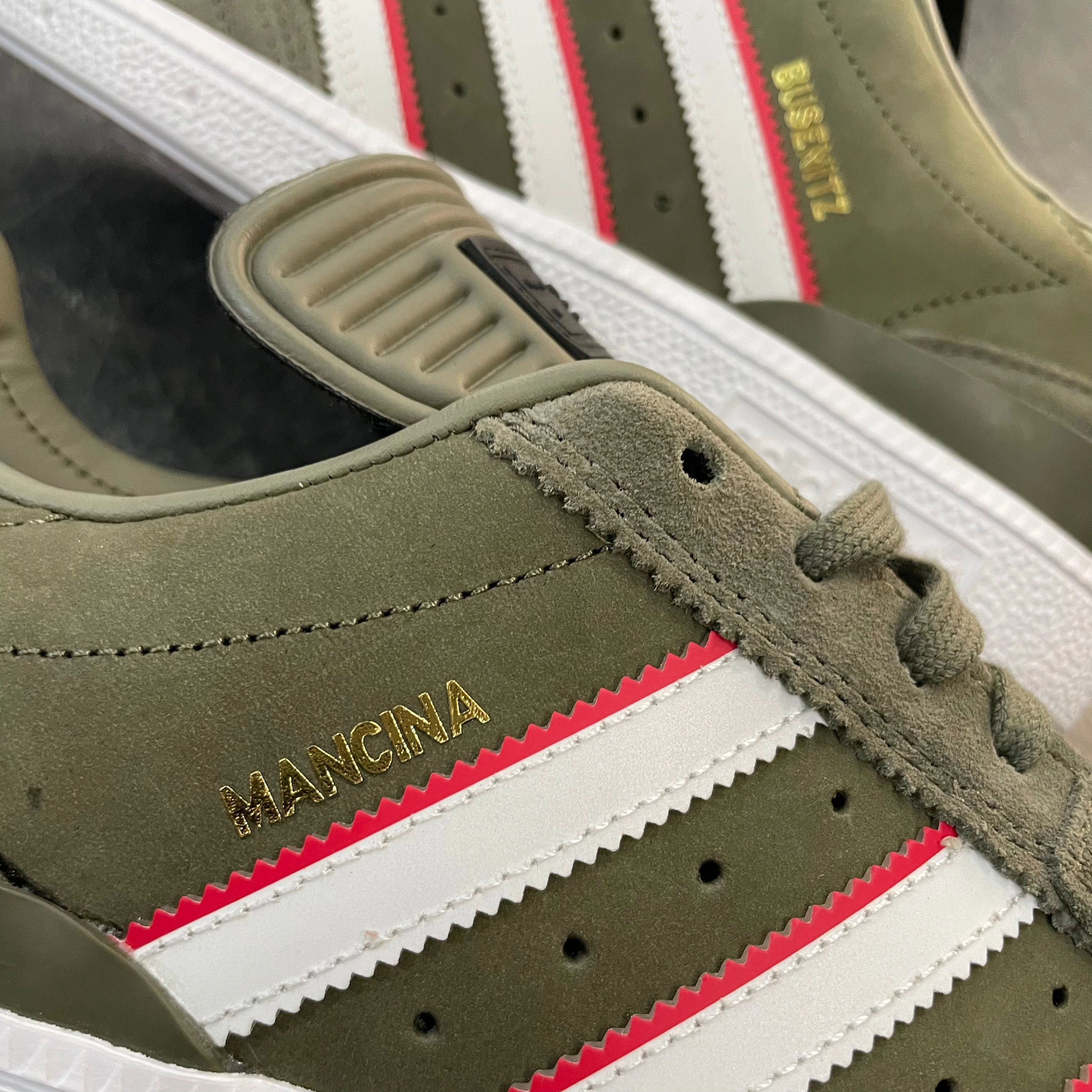 Adidas Busenitz X Dan Mancina Olive/Red Adidas Harden Stepback 3 Basketball Shoes