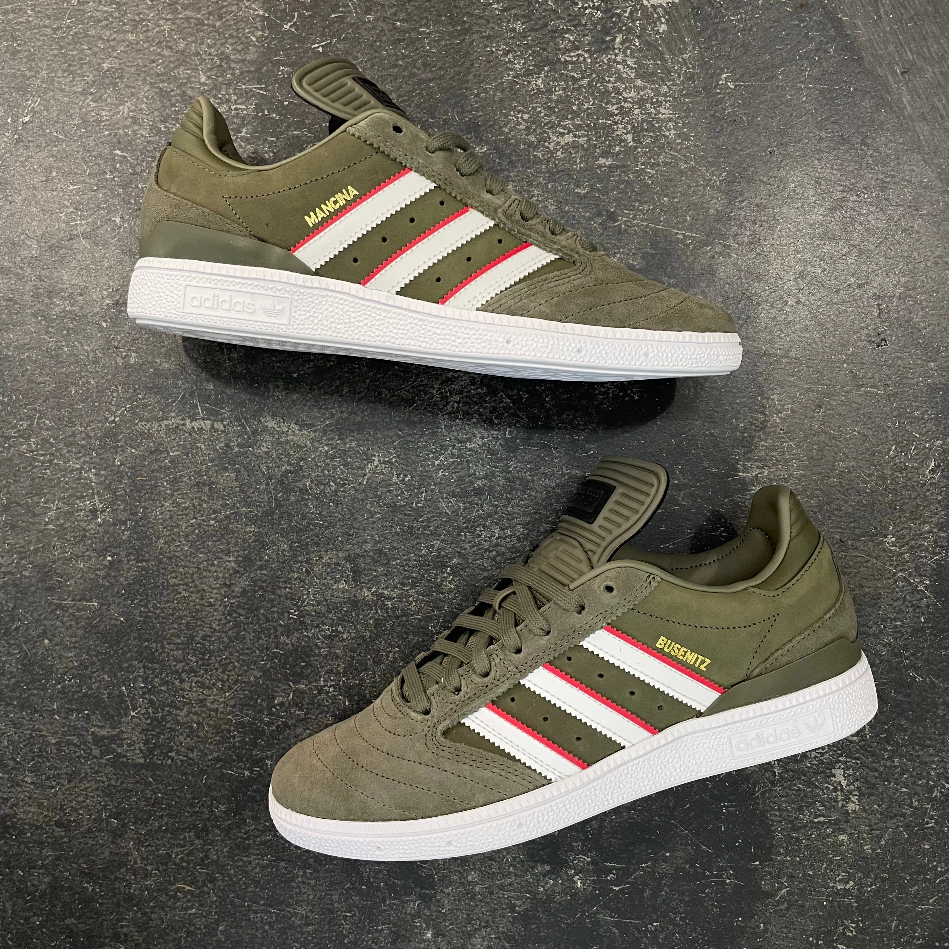 Adidas Daily 3.0 Shoes Adidas Busenitz X Dan Mancina Olive/Red