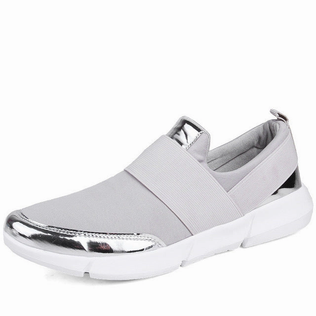 PINSEN Brand Women Casual loafers Breathable Summer Flat Shoes Woman Slip on Casual Shoes New Zapatillas Flats Shoes Size 35-42 Jm Weston Loafers