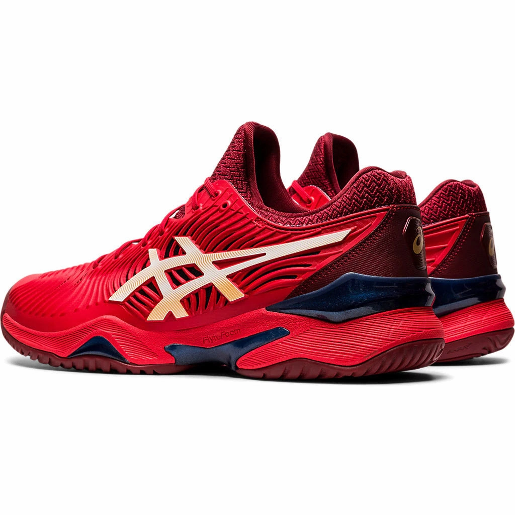 Asics International Wrestling Shoes Asics Court FF 2 Red Mens Tennis Shoes