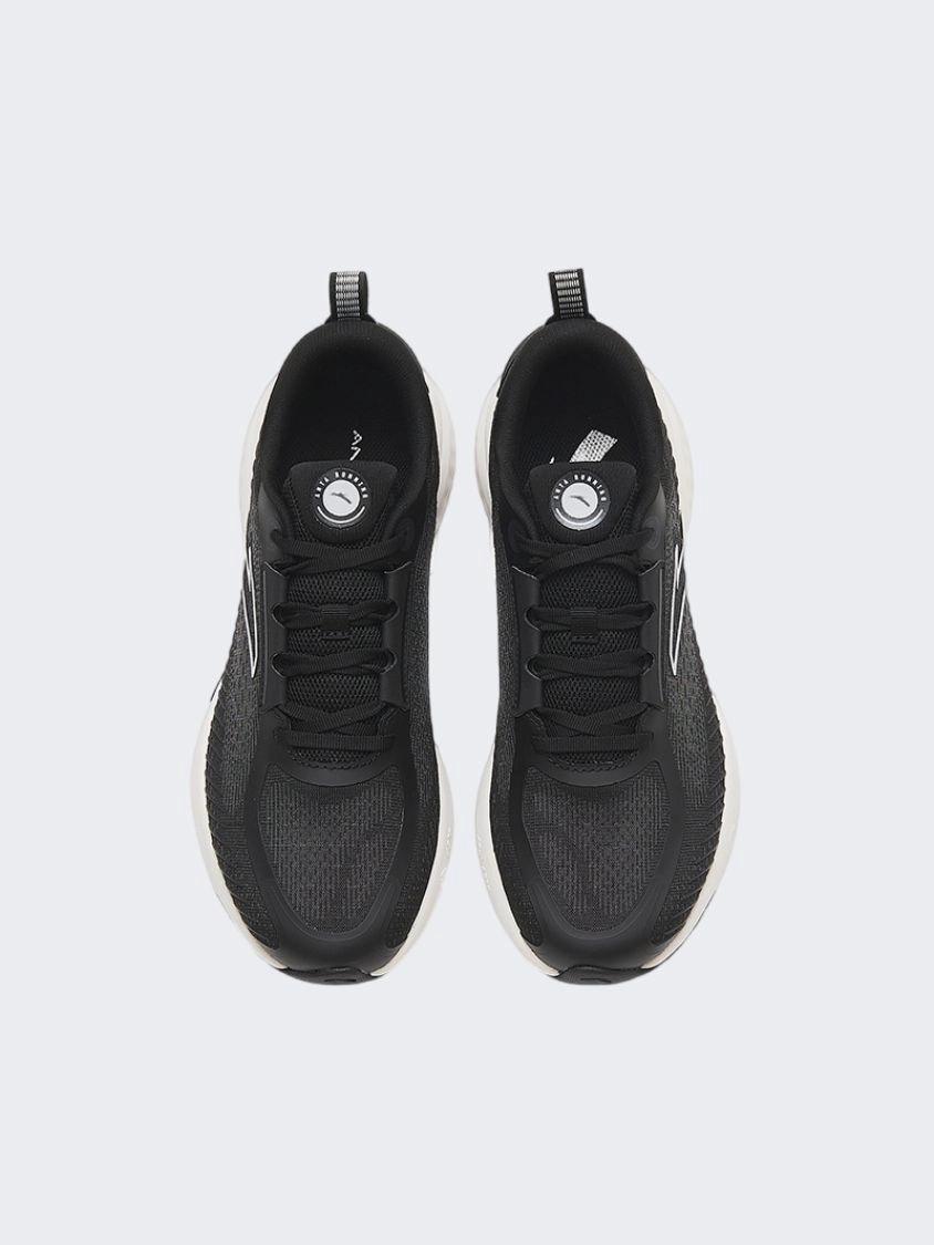 Anta Rebound Men Running Shoes Black/Silver Running Sports Shoes