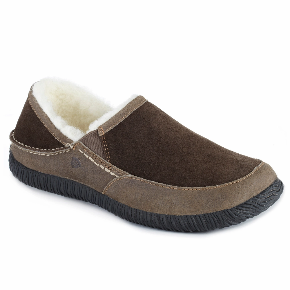 Men's Rambler Moc Slipper with Indoor/Outdoor Sole Big Slippers Shoes