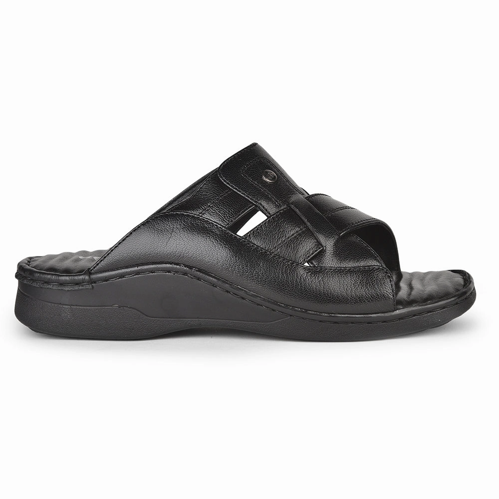 Ryka Slippers Healers Casual Black Slippers For Men 2191-09 By Liberty