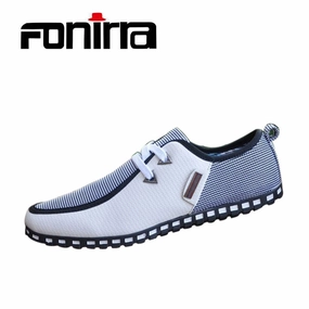 Flat High Platform Shoes 2018 Summer Autumn Striped Men Casual Shoes Size 39-47 Lightweight Men's Doug Shoes PU Leather Lace Up Male Flats 176