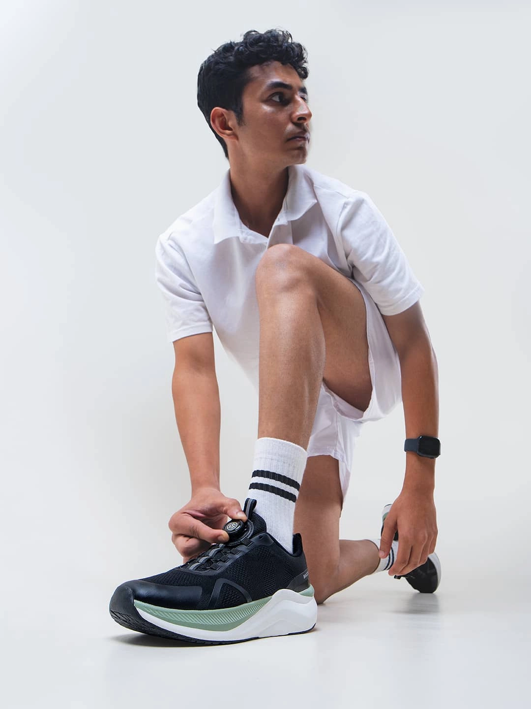 Capezio Dance Sneakers Bacca Bucci ION Glide  Sports Shoes with Rotary Lacing